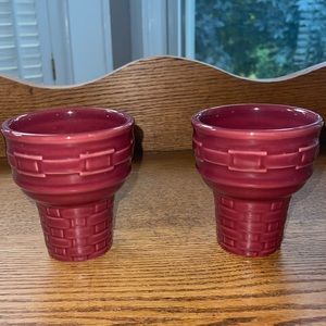 Longaberger Woven Traditions Ice Cream Cone Dish